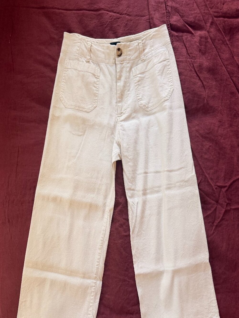 Maeve Anthropologie The Colette Cropped Wide Leg Pants